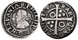 Philip IV (1621-1665). Croat. 1636. Barcelona. (Cal-661). (Cru C.G-4414d). Ag. 3,00 g. Retains collector's label. VF. Est...60,00. 


SPANISH DESCR...
