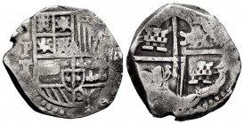 Philip IV (1621-1665). 4 reales. Potosí. T. (Cal-type 279). Ag. 13,43 g. Date not visible. Choice F. Est...90,00. 


SPANISH DESCRIPTION: Felipe IV...