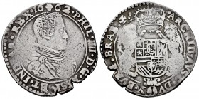 Philip IV (1621-1665). 1/2 ducaton. 1662. Brussels. (Vanhoudt-643BS). Ag. 15,83 g. 7259 minted pieces. Rare. Almost VF/Choice F. Est...180,00. 


S...