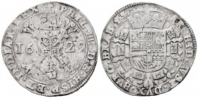 Philip IV (1621-1665). 1 patagon. 1629. Brussels. (Vti-1002). Ag. 27,67 g. VF. Est...120,00. 


SPANISH DESCRIPTION: Felipe IV (1621-1665). 1 patag...