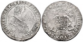 Philip IV (1621-1665). 1 ducaton. 1659. Antwerpen. (Vti-1247). Ag. 31,86 g. Slight rust on obverse. Choice VF. Est...250,00. 


SPANISH DESCRIPTION...