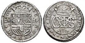 Charles III The Pretender (1701-1714). 2 reales. 1712. Barcelona. (Cal-33). Ag. 5,11 g. VF. Est...60,00. 


SPANISH DESCRIPTION: Carlos III, Preten...