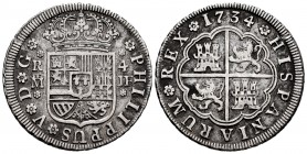 Philip V (1700-1746). 4 reales. 1734. Madrid. JF. (Cal-1064). Ag. 13,26 g. Scarce. VF/Almost VF. Est...250,00. 


SPANISH DESCRIPTION: Felipe V (17...