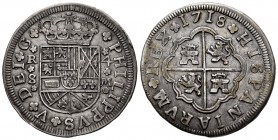 Philip V (1700-1746). 4 reales. 1718. Sevilla. M. (Cal-1222). Ag. 10,69 g. Choice VF/VF. Est...200,00. 


SPANISH DESCRIPTION: Felipe V (1700-1746)...