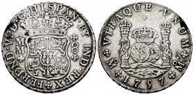 Ferdinand VI (1746-1759). 8 reales. 1757. México. MM. (Cal-493). Ag. 26,93 g. VF. Est...220,00. 


SPANISH DESCRIPTION: Fernando VI (1746-1759). 8 ...