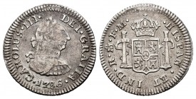 Charles III (1759-1788). 1/2 real. 1786. México. FM. (Cal-215). Ag. 1,61 g. Almost VF/VF. Est...30,00. 


SPANISH DESCRIPTION: Carlos III (1759-178...