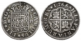 Charles III (1759-1788). 1 real. 1766. Madrid. PJ. (Cal-384). Ag. 2,77 g. Minor nicks on edge. VF. Est...35,00. 


SPANISH DESCRIPTION: Carlos III ...