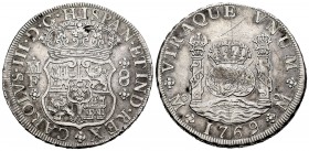 Charles III (1759-1788). 8 reales. 1769. México. MF. (Cal-1095). Ag. 26,78 g. Scratches on reverse. VF/Choice VF. Est...200,00. 


SPANISH DESCRIPT...