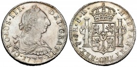 Charles III (1759-1788). 8 reales. 1777. Potosí. PR. (Cal-1174). Ag. 26,86 g. A good sample. Almost XF/XF. Est...300,00. 


SPANISH DESCRIPTION: Ca...