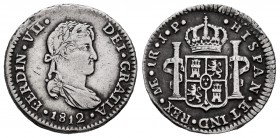 Ferdinand VII (1808-1833). 1 real. 1812. Lima. JP. (Cal 2008-1131). Ag. 3,06 g. Almost VF. Est...50,00. 


SPANISH DESCRIPTION: Fernando VII (1808-...