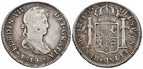 Ferdinand VII (1808-1833). 4 reales. 1819. Lima. JP. (Cal-1073). Ag. 13,41 g. Choice F. Est...60,00. 


SPANISH DESCRIPTION: Fernando VII (1808-183...