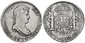 Ferdinand VII (1808-1833). 8 reales. 1818. México. JJ. (Cal-1333). Ag. 26,78 g. Almost VF. Est...60,00. 


SPANISH DESCRIPTION: Fernando VII (1808-...