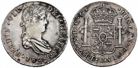 Ferdinand VII (1808-1833). 8 reales. 1822. Zacatecas. RG. (Cal-1472). Ag. 26,86 g. Cleaned. Choice VF. Est...110,00. 


SPANISH DESCRIPTION: Fernan...