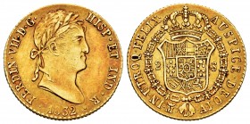 Ferdinand VII (1808-1833). 2 escudos. 1832. Madrid. AJ. (Cal-1639). Au. 6,70 g. VF. Est...280,00. 


SPANISH DESCRIPTION: Fernando VII (1808-1833)....