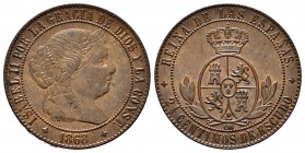 Elizabeth II (1833-1868). 2 1/2 centimos de escudo. 1868. Jubia. OM. (Cal-236). Ae. 6,16 g. AU. Est...75,00. 


SPANISH DESCRIPTION: Isabel II (183...