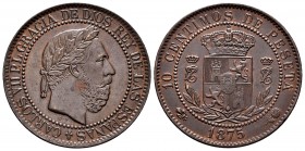 Carlos VII (1872-1876). 10 centimos. 1875. Oñate. (Cal-5). Ae. 10,08 g. AU. Est...180,00. 


SPANISH DESCRIPTION: Centenario de la Peseta (1868-193...