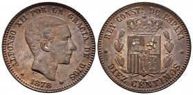 Alfonso XII (1874-1885). 10 centimos. 1878. Barcelona. OM. (Cal-9). Ae. 9,89 g. AU/XF. Est...150,00. 


SPANISH DESCRIPTION: Centenario de la Peset...
