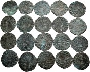 Lot of 20 coins of Enrique III (1390-1406). Blancas from Burgos, Cuenca, Seville and Toledo. Ve. TO EXAMINE. Almost F/Almost VF. Est...200,00. 


S...