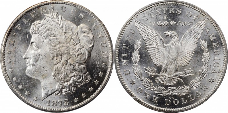Morgan Silver Dollar

1878-CC Morgan Silver Dollar. VAM-11. Top 100 Variety. L...