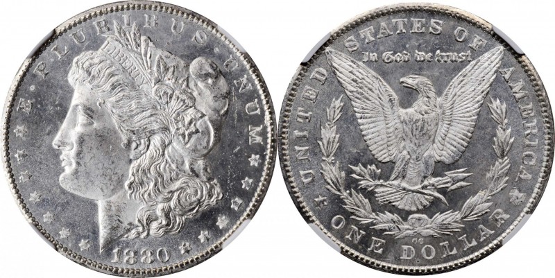 Morgan Silver Dollar

1880-CC Morgan Silver Dollar. VAM-5. Top 100 Variety. 8/...