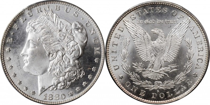 Morgan Silver Dollar

1880-S Morgan Silver Dollar. VAM-12. Hit List 40. 8/7. C...