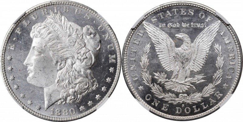 Morgan Silver Dollar

1880-S Morgan Silver Dollar. VAM-12. Hit List 40. 8/7. C...