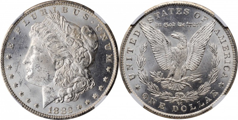 Morgan Silver Dollar

1882-CC Morgan Silver Dollar. VAM-2A2. Hit List. Misplac...