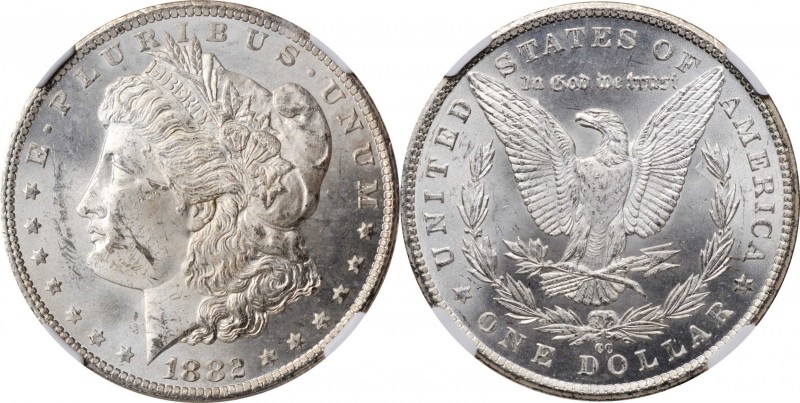 Morgan Silver Dollar

1882-CC Morgan Silver Dollar. VAM-2A2. Hit List. Misplac...