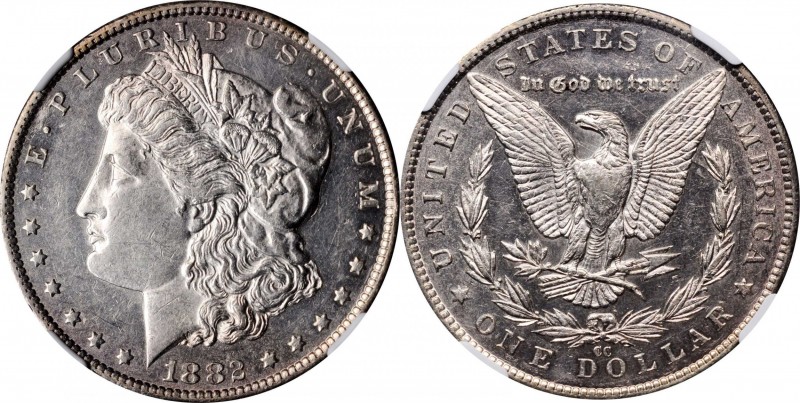Morgan Silver Dollar

1882-CC Morgan Silver Dollar. VAM-2C2. Hit List 40. Coun...