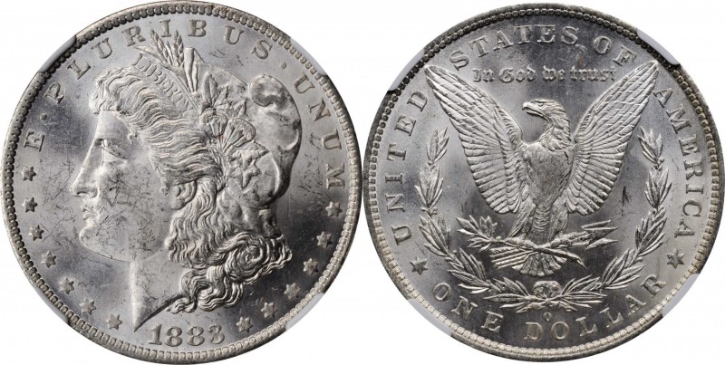 Morgan Silver Dollar

Lot of (2) 1883-O Morgan Silver Dollars. VAM-36A. Hot 50...