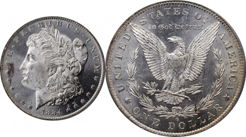 Morgan Silver Dollar

1884-O/O Morgan Silver Dollar. VAM-6. Top 100 Variety. R...