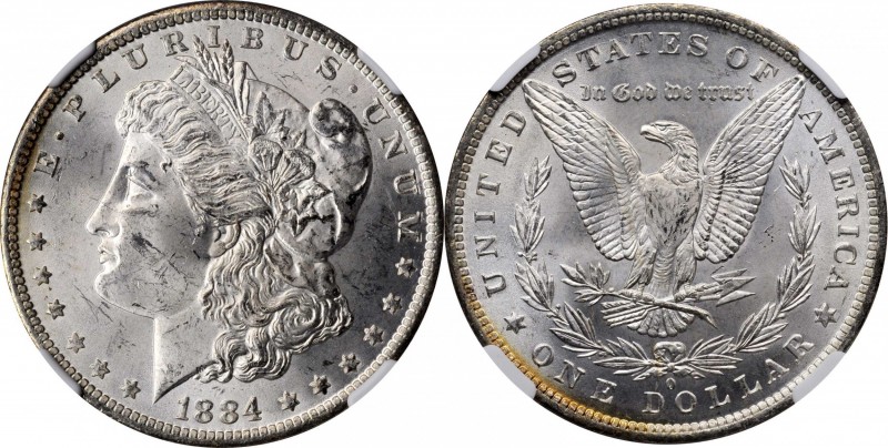 Morgan Silver Dollar

Lot of (2) 1884-O/O Morgan Silver Dollars. VAM-10. Hot 5...