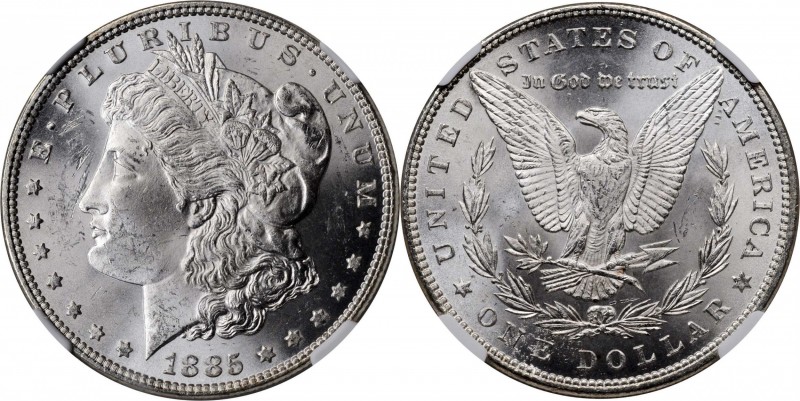 Morgan Silver Dollar

Lot of (2) 1885 Morgan Silver Dollar VAM Varieties. MS-6...