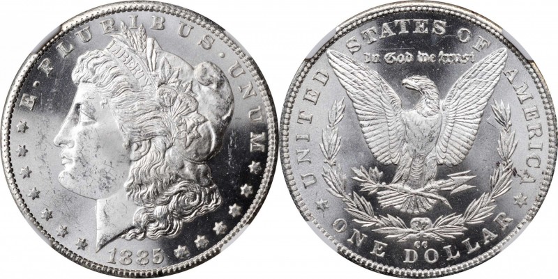 Morgan Silver Dollar

1885-CC Morgan Silver Dollar. VAM-4. Hot 50 Variety. Dou...