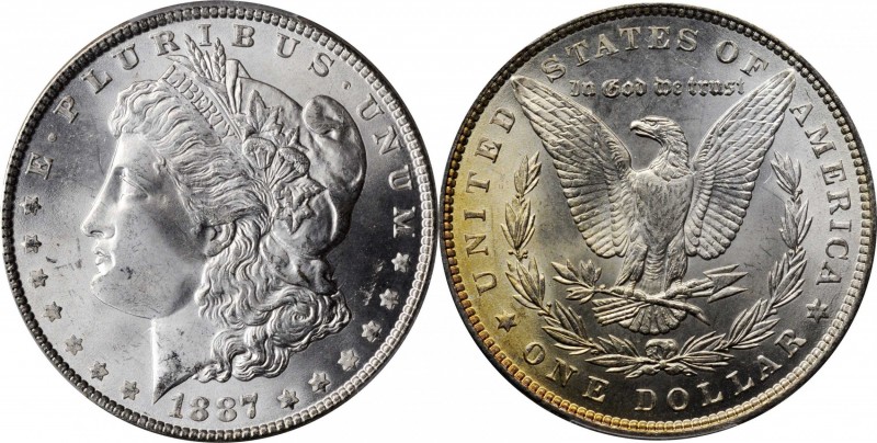 Morgan Silver Dollar

1887 Morgan Silver Dollar. VAM-12. Top 100 Variety. Doub...