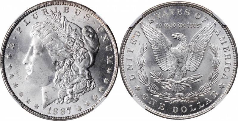Morgan Silver Dollar

1887 Morgan Silver Dollar. VAM-12. Top 100 Variety. Doub...