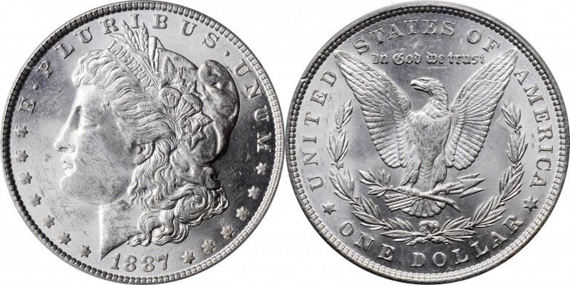 Morgan Silver Dollar

Lot of (2) 1887 Morgan Silver Dollars. VAM-12. Top 100 V...
