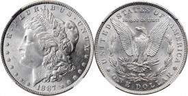 Morgan Silver Dollar

Lot of (2) 1887 Morgan Silver Dollars. VAM-12A. Top 100 Variety. Doubled Die Obverse, Alligator Eye & Clash. (NGC).

Include...