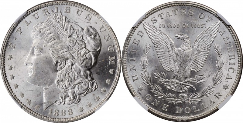 Morgan Silver Dollar

Lot of (3) 1888 Morgan Silver Dollars. VAM-16A. Hot 50 V...