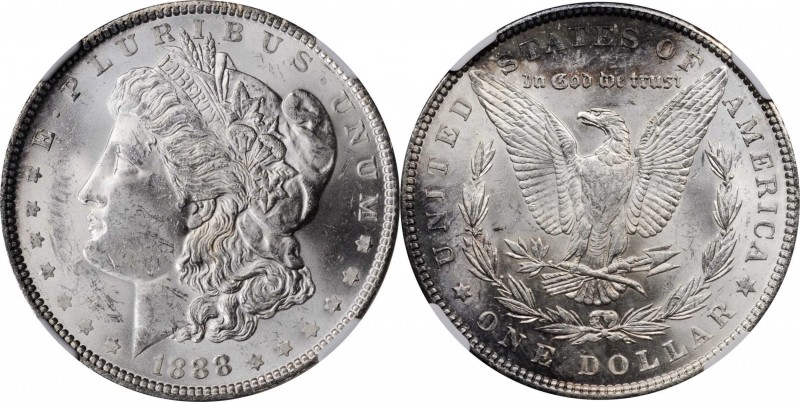 Morgan Silver Dollar

Lot of (2) 1888 Morgan Silver Dollars. VAM-18. Hot 50 Va...