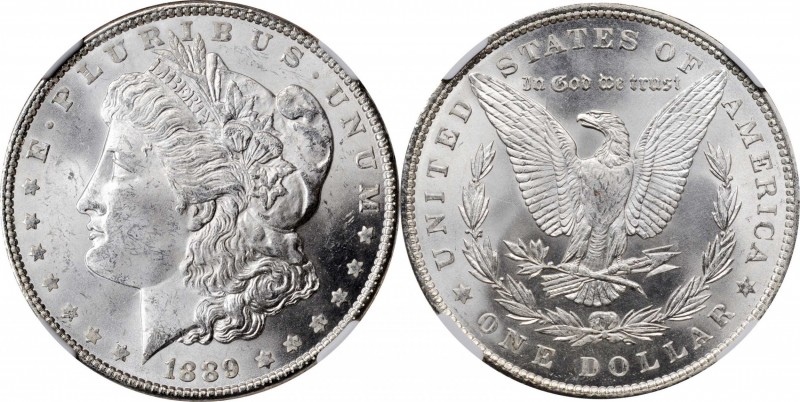 Morgan Silver Dollar

Lot of (3) 1889 Morgan Silver Dollars. VAM-16. Hot 50 Va...