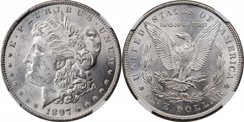 Morgan Silver Dollar

Lot of (3) 1897 Morgan Silver Dollars. VAM-6A. Top 100 V...