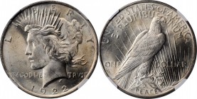 Peace Silver Dollar

1922 Peace Silver Dollar. VAM-7A. Top 50 Variety. Doubled Die Reverse, Doubled Wing. MS-63 (NGC).

PCGS# 133745. NGC ID: 257C...
