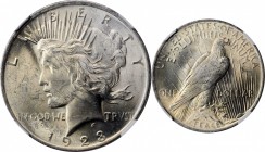 Peace Silver Dollar

Lot of (2) 1923 Peace Silver Dollars. VAM-1B. Top 50 Variety. Extra Hair. MS-62 (NGC).

PCGS# 133753. NGC ID: 257F.

Estima...