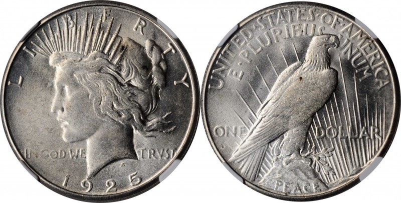 Peace Silver Dollar

1925-S Peace Silver Dollar. VAM-2. Top 50 Variety. Double...