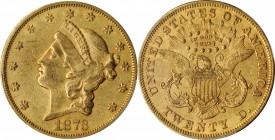 Liberty Head Double Eagle

1873-S Liberty Head Double Eagle. Close 3. EF-45 (PCGS).

PCGS# 8969. NGC ID: 26AL.

Estimate: $ 1900