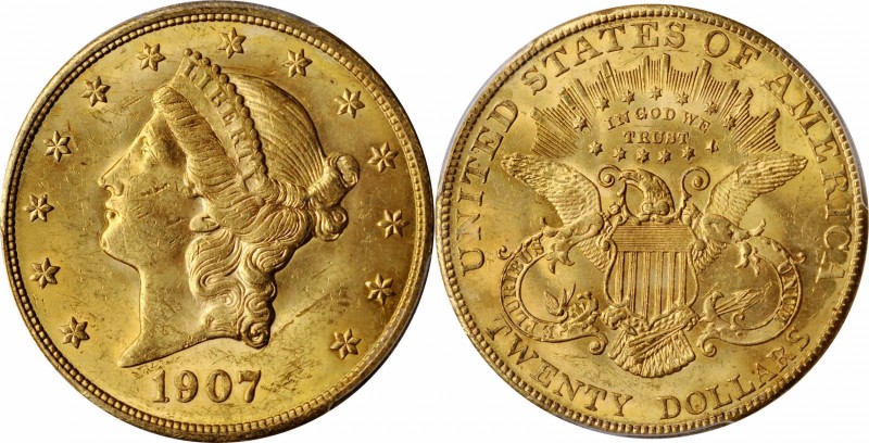 Liberty Head Double Eagle

1907 Liberty Head Double Eagle. MS-61 (PCGS).

PC...
