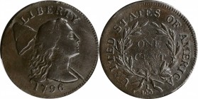 Liberty Cap Cent

1796 Liberty Cap Cent. S-88. VF Details--Tooled (PCGS).

PCGS# 35771. NGC ID: 223V.

Estimate: $ 750