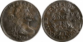 Draped Bust Cent

1796 Draped Bust Cent. S-113. Reverse of 1797. EF Details--Repaired (PCGS).

PCGS# 35855. NGC ID: 223W.

Estimate: $ 1500
