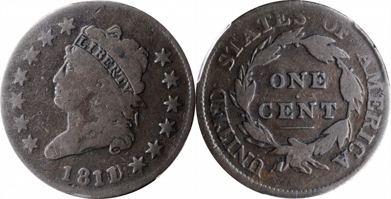 Classic Head Cent

1811/0 Classic Head Cent. Good-6 (PCGS). CAC.

PCGS# 1558...